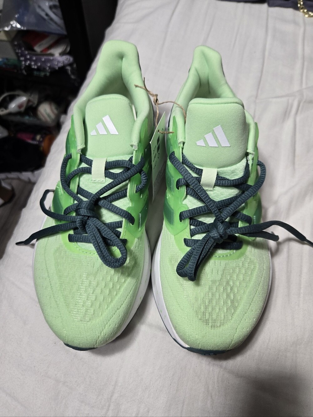 Adidas Ultrarun 5 Junior Green Sz 4 Youth NWT - Picture 3 of 8